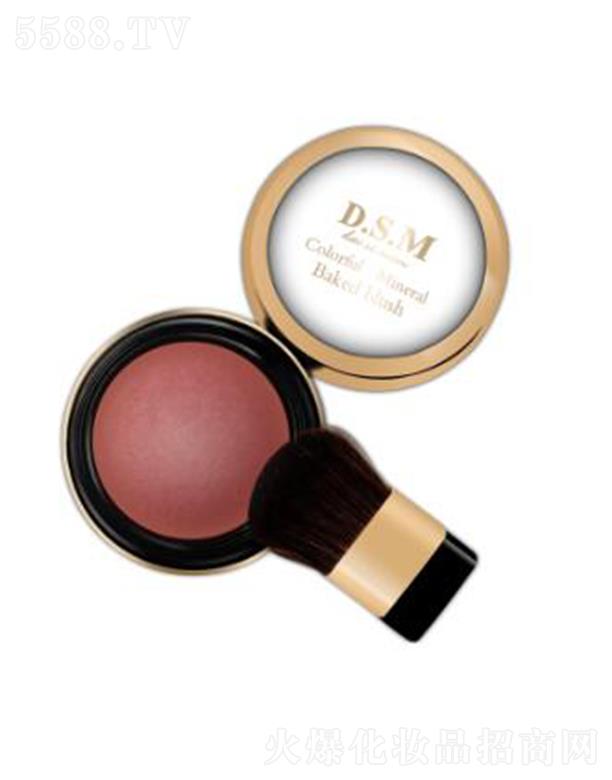 D.S.M黛絲蔓柔彩喚膚礦物腮紅04 清新輕盈的紅潤光澤